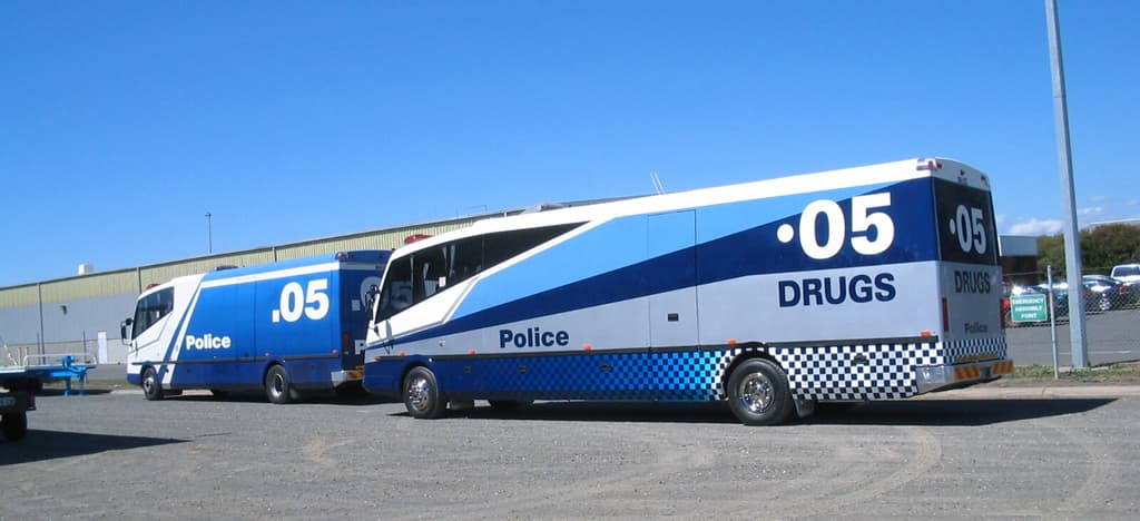 Command centres Booze Bus Brimarco April