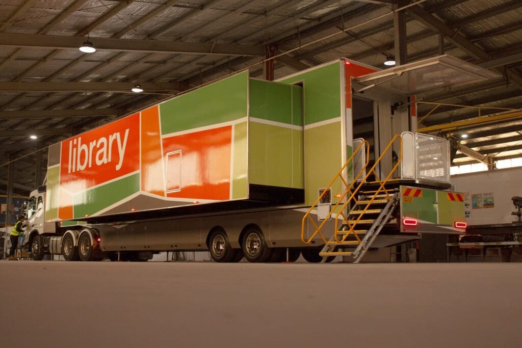 Semi-Trailer Based Mobile Libraries & Bookmobiles – Gallery