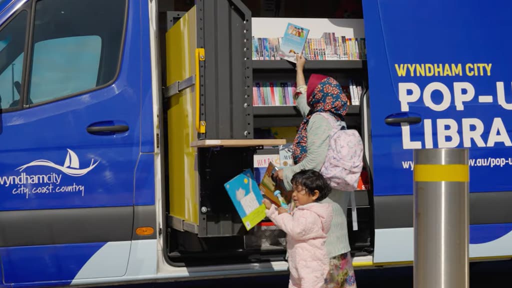 Wyndham City Libraries Pop-Up Van