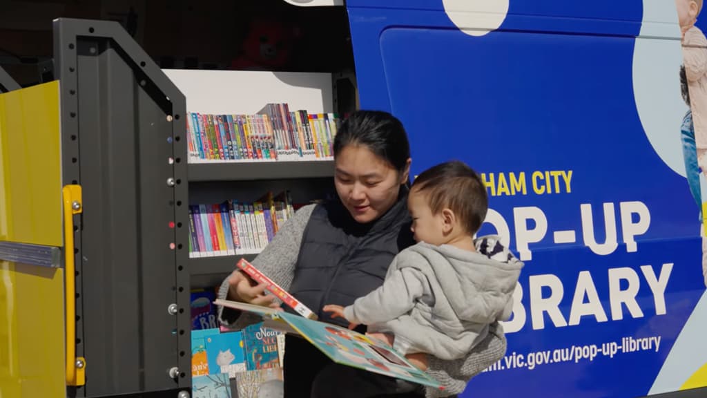 Wyndham City Libraries Pop-Up Van