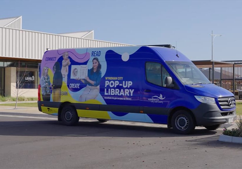 Wyndham City Libraries Pop-Up Van